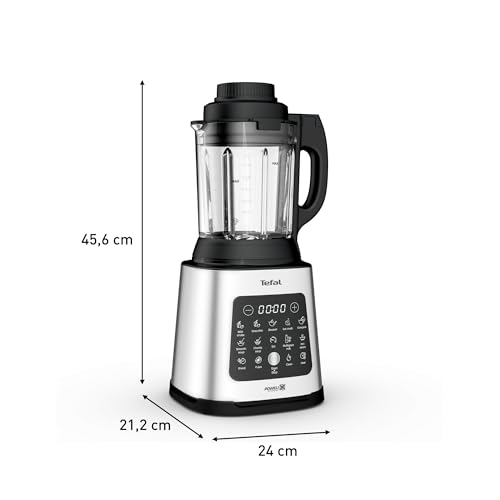 Tefal Blender & Soup Maker Perfectmix Cook, 2L, 10 Auto Programs, Smoothie Maker, Removable Blades