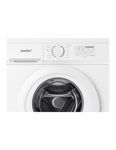 COMFEE' Freestanding Washing Machine,6KG Load,Heat Wash 90℃,Quick Wash,15 Washing Programs,White-CFE10EW60/W