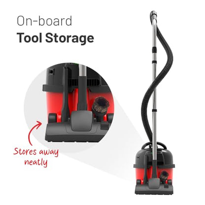Henry Home HVR160-11, Vacuum Cleaner, Red, 620 W, 6 liters, 72 Decibeles