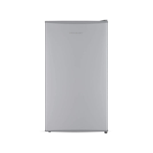 Cookology UCIF93BK Freestanding under counter Fridge in Silver - 93 Litre Capacity