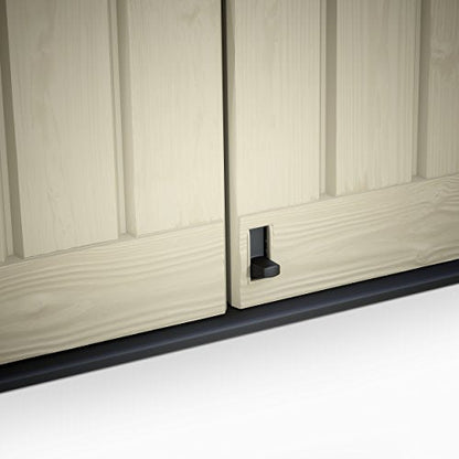 Keter Store It Arc Outdoor Garden Shed, 1200 Litres, Taupe/Beige