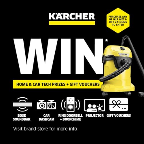 Kärcher Wet and Dry vacuum cleaner WD 6 P Premium, blower function, 1,300 W, stainless steel container