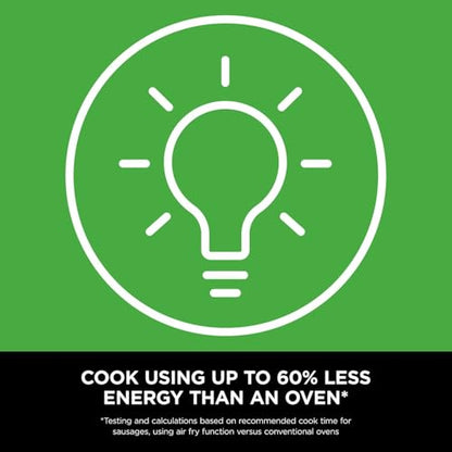 Ninja Air Fryer MAX PRO, 6.2L, Uses No Oil, Large Square Single Drawer, Roast, Bake, Air Fry