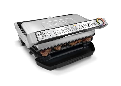 Tefal GC722D40 Optigrill Plus X-Large Grill with 9 Automatic Settings and Cooking Sensor