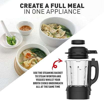 Tefal Blender & Soup Maker Perfectmix Cook, 2L, 10 Auto Programs, Smoothie Maker, Removable Blades