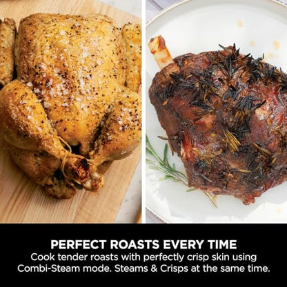 Ninja Foodi 11-in-1 SmartLid Multi-Cooker, 6L, Electric Pressure Cooker & Air Fryer, Layer Mains & Sides with Reversible Rack