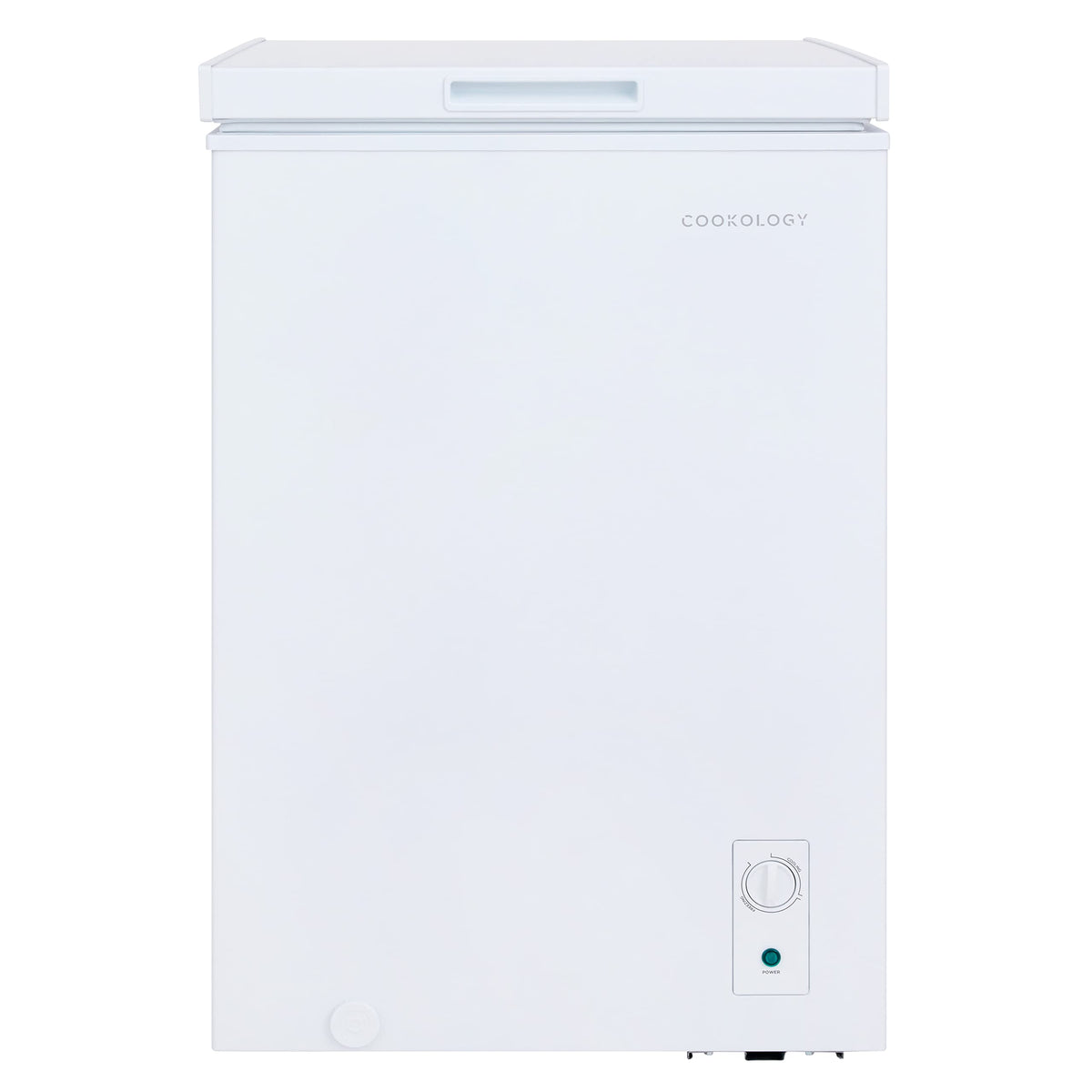 Cookology CCFZ99WH Freestanding Chest Freezer in White - 99 Litre Capacity - Suitable for Outbuildings