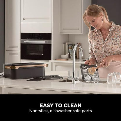 Ninja Foodi FlexDrawer Air Fryer, Dual Zone with Removable Divider, Large 10.4L Drawer, 7-in-1