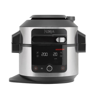 Ninja Foodi 11-in-1 SmartLid Multi-Cooker, 6L, Electric Pressure Cooker & Air Fryer, Layer Mains & Sides with Reversible Rack
