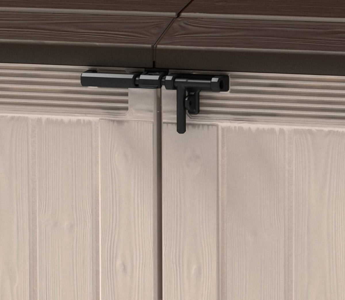 Keter Store It Out Ultra Outdoor Garden Storage Shed, 177 x 113 x 134 cm - Beige and Brown