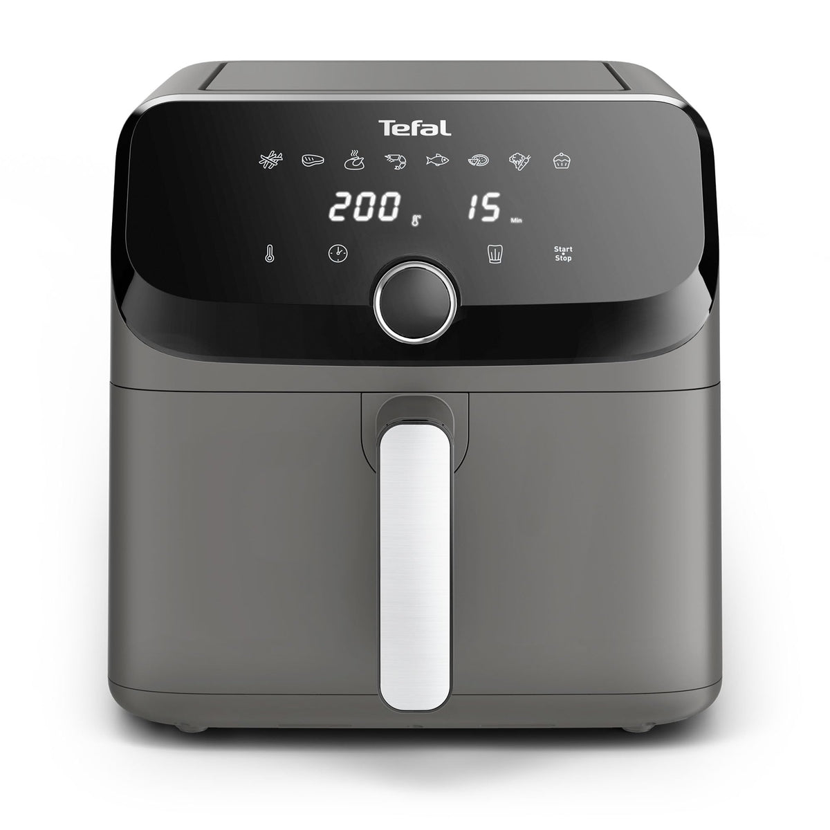 Tefal Easy Fry Mega Air Fryer, 7.5L Capacity (Serves Up to 8), 8 Preset Programs, Compact Design