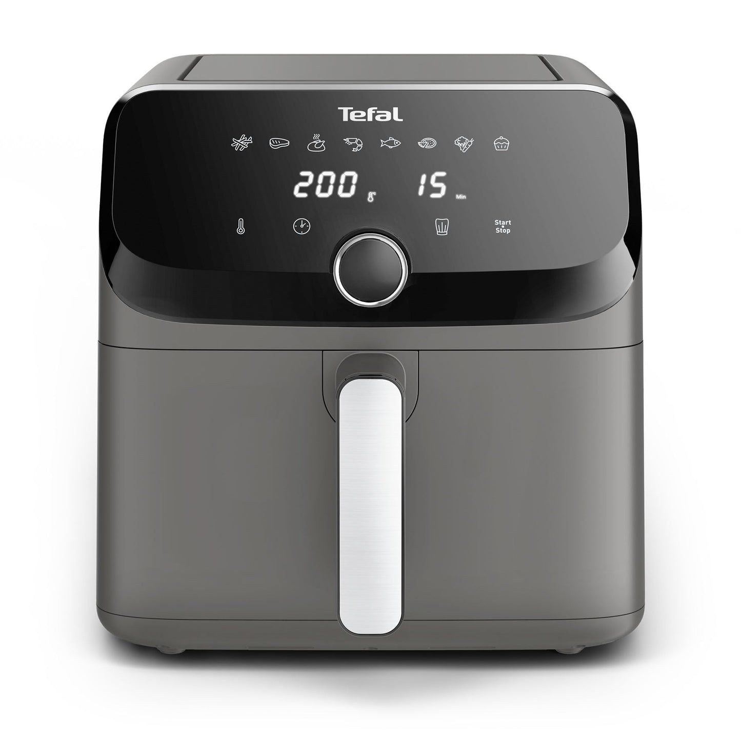 Tefal Easy Fry Mega Air Fryer, 7.5L Capacity (Serves Up to 8), 8 Preset Programs, Compact Design