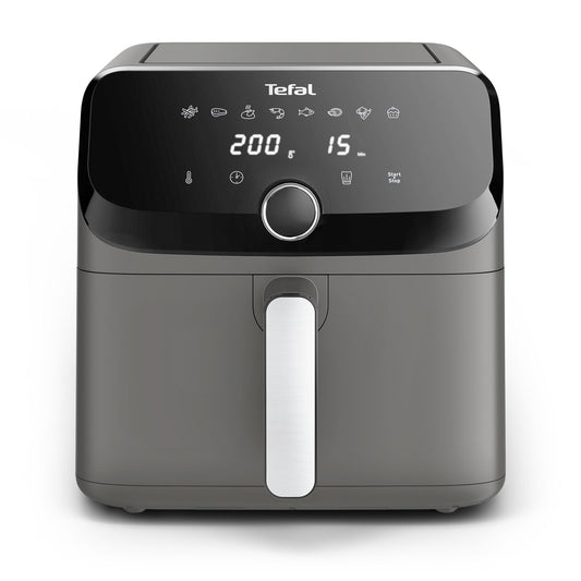 Tefal Easy Fry Mega Air Fryer, 7.5L Capacity (Serves Up to 8), 8 Preset Programs, Compact Design
