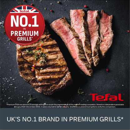 Tefal GC722D40 Optigrill Plus X-Large Grill with 9 Automatic Settings and Cooking Sensor