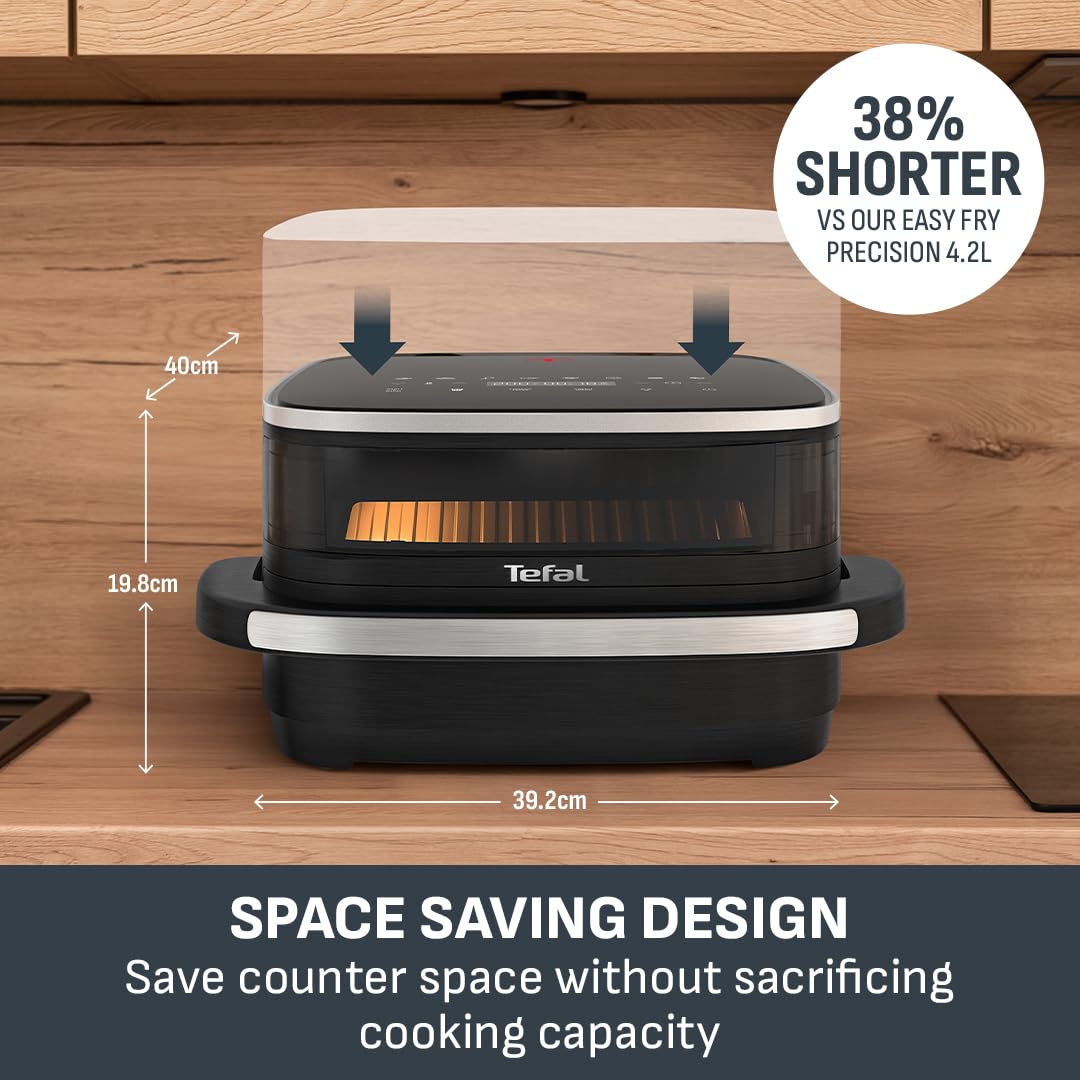 Tefal Easy Fry Pizza, XL Surface, Large Air Fryer, Spacious Basket, Up To 1 Kg of Fries