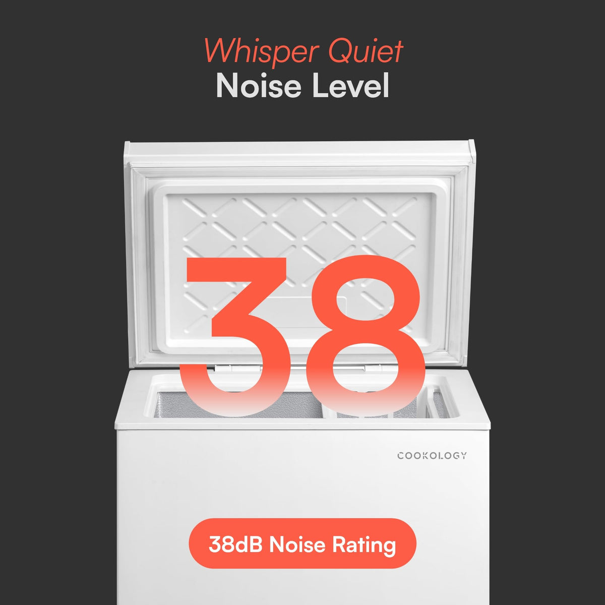 Cookology CCFZ99WH Freestanding Chest Freezer in White - 99 Litre Capacity - Suitable for Outbuildings