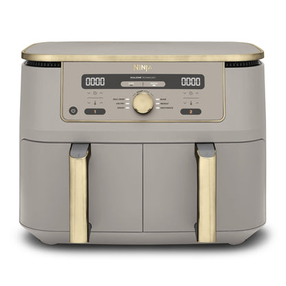 Ninja MAX Dual Zone Digital Air Fryer, 2 Drawers, 9.5L, 6-in-1, Uses No Oil, Air Fry, Max Crisp