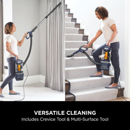 Shark Corded Upright Vacuum Cleaner 1.1L with Anti Hair Wrap Technology, LED Headlights, Lift-Away