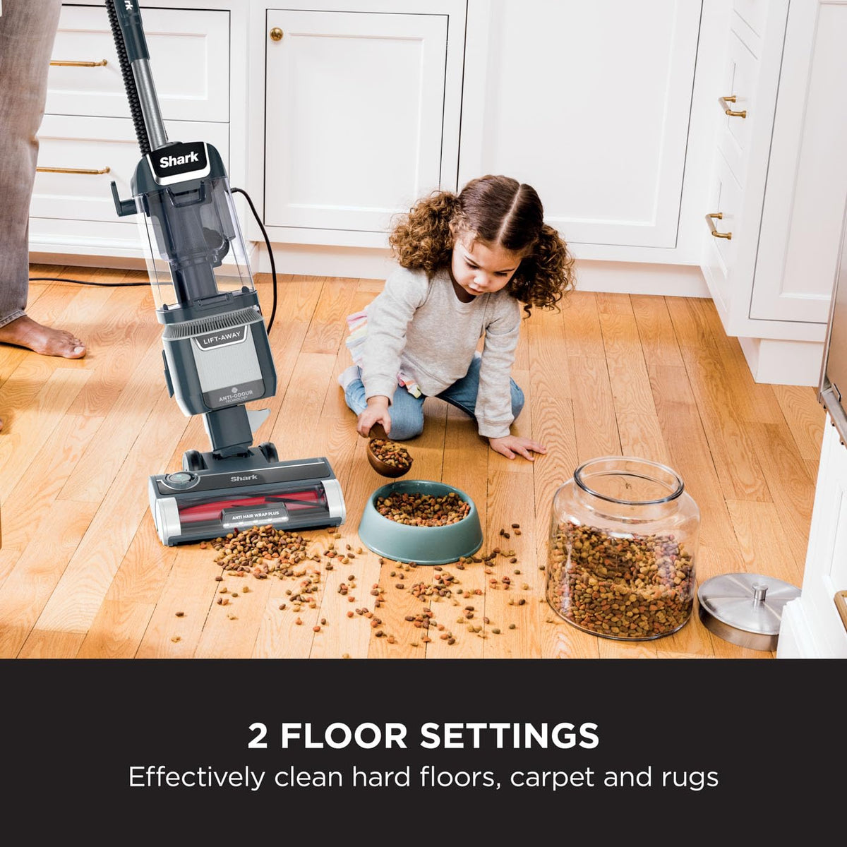 Shark Anti Hair Wrap Plus Upright Corded Pet Vacuum, 2.5L, Powered Lift-Away, Anti-Allergen Seal