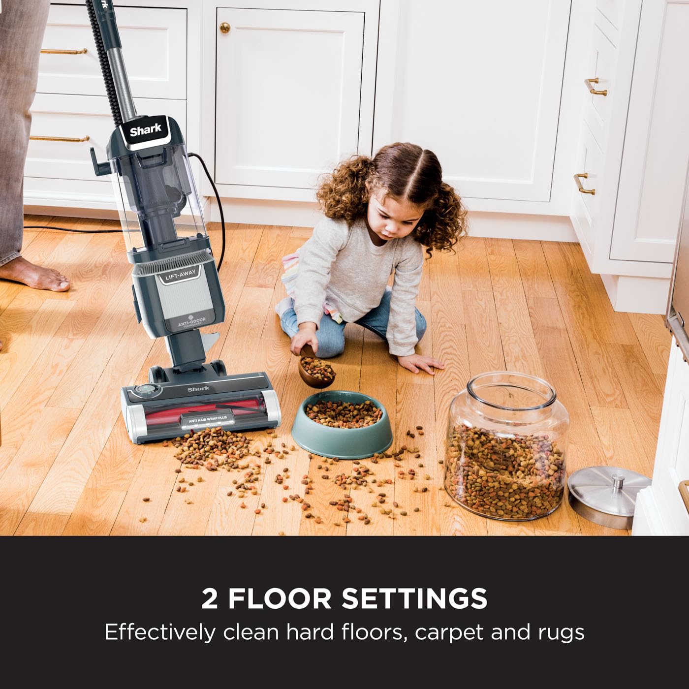 Shark Anti Hair Wrap Plus Upright Corded Pet Vacuum, 2.5L, Powered Lift-Away, Anti-Allergen Seal