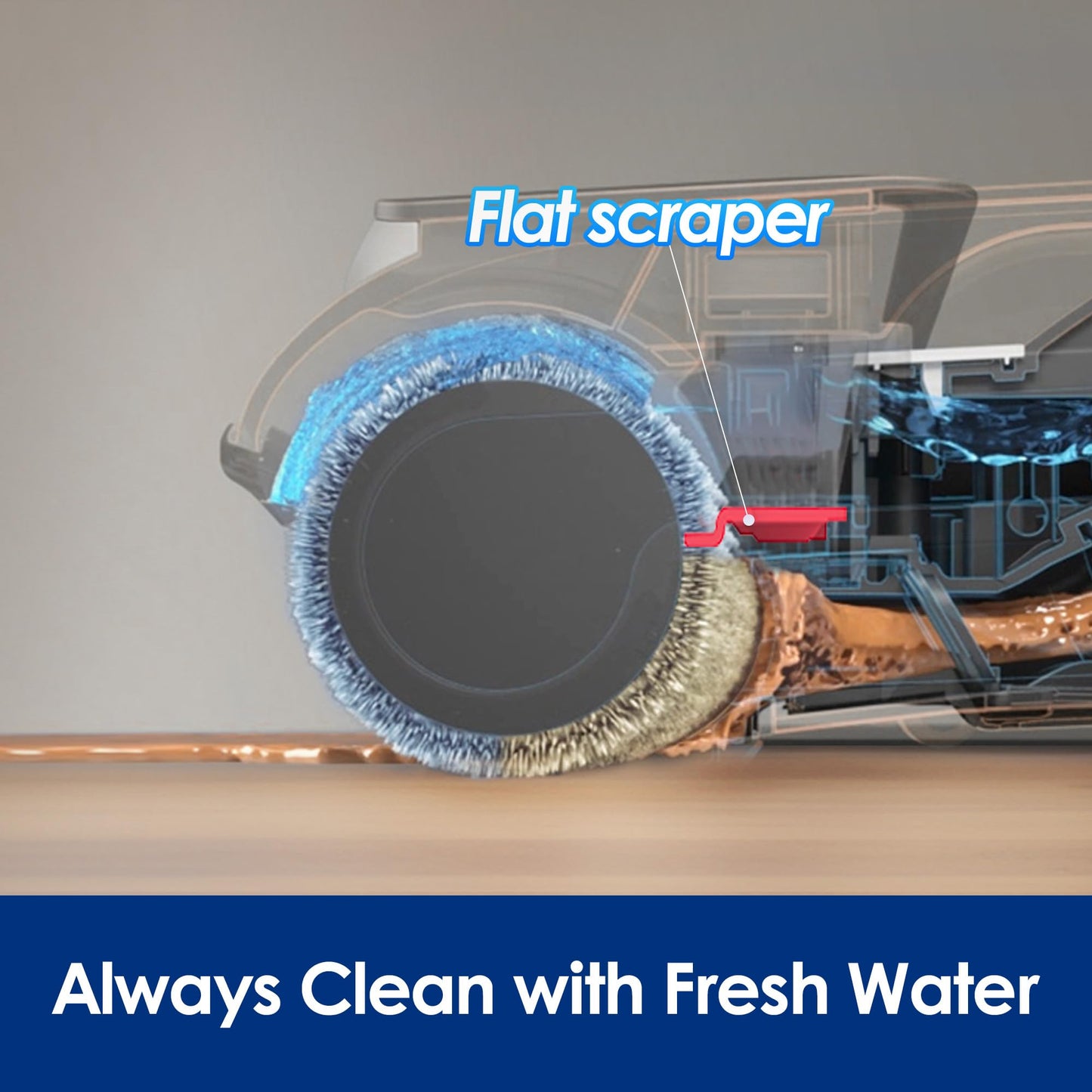 Tineco iFLOOR 5 Breeze Complete Wet Dry Vacuum Cordless Floor Washer, One-Step Cleaning for Hard Floors