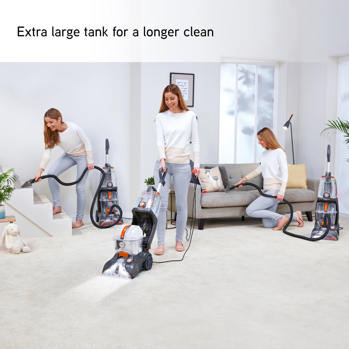 Vax Rapid Power Revive Carpet Cleaner | Deep Clean and Leaves Carpets Dry in less than 1hr