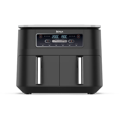 Ninja Foodi Dual Zone Digital Air Fryer, 2 Drawers, 7.6L, 6-in-1, Uses No Oil, Air Fry, Max Crisp, Roast
