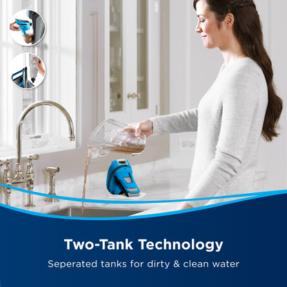 BISSELL CrossWave, 3-in-1 Multi-Surface Vacuum Cleaner, Floor cleaner machine All in One Step Vacuums