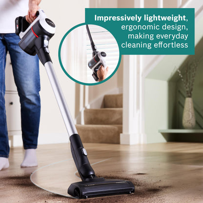 Bosch BCS612GB Unlimited 6 ProHome Cordless Stick Vacuum Cleaner, Ultra Lightweight Design