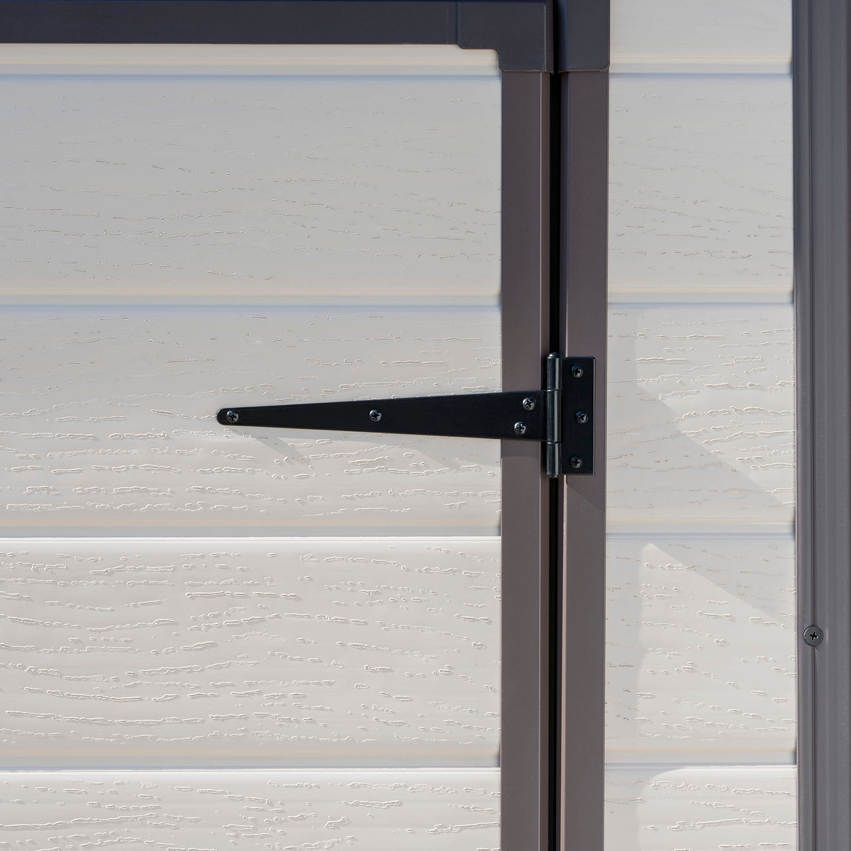 Keter Manor Outdoor Pent Single Door Garden Storage Shed 6 x 4ft Beige Brown Wood Effect