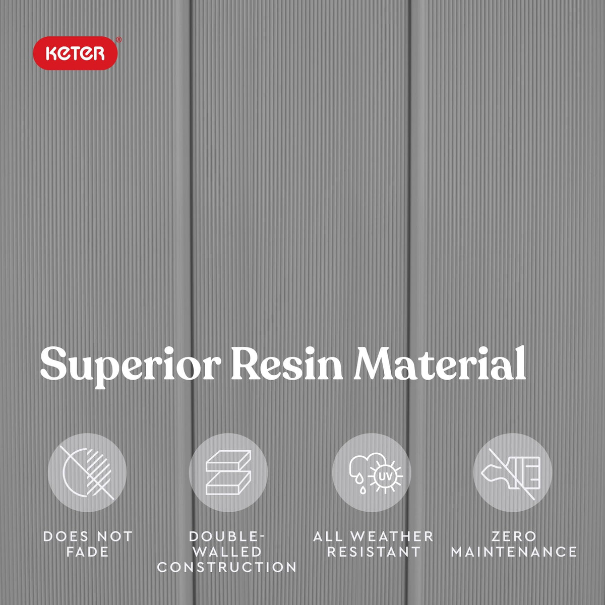 Keter Premier Shed Outdoor Resin Storage Shed with Shelf Brackets for Patio Furniture, Pool