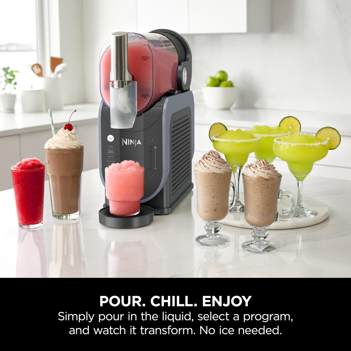 Ninja SLUSHi Frozen Drinks Maker, Create Slush, Frozen Cocktails, Frappé, Milkshakes & Frozen Juice