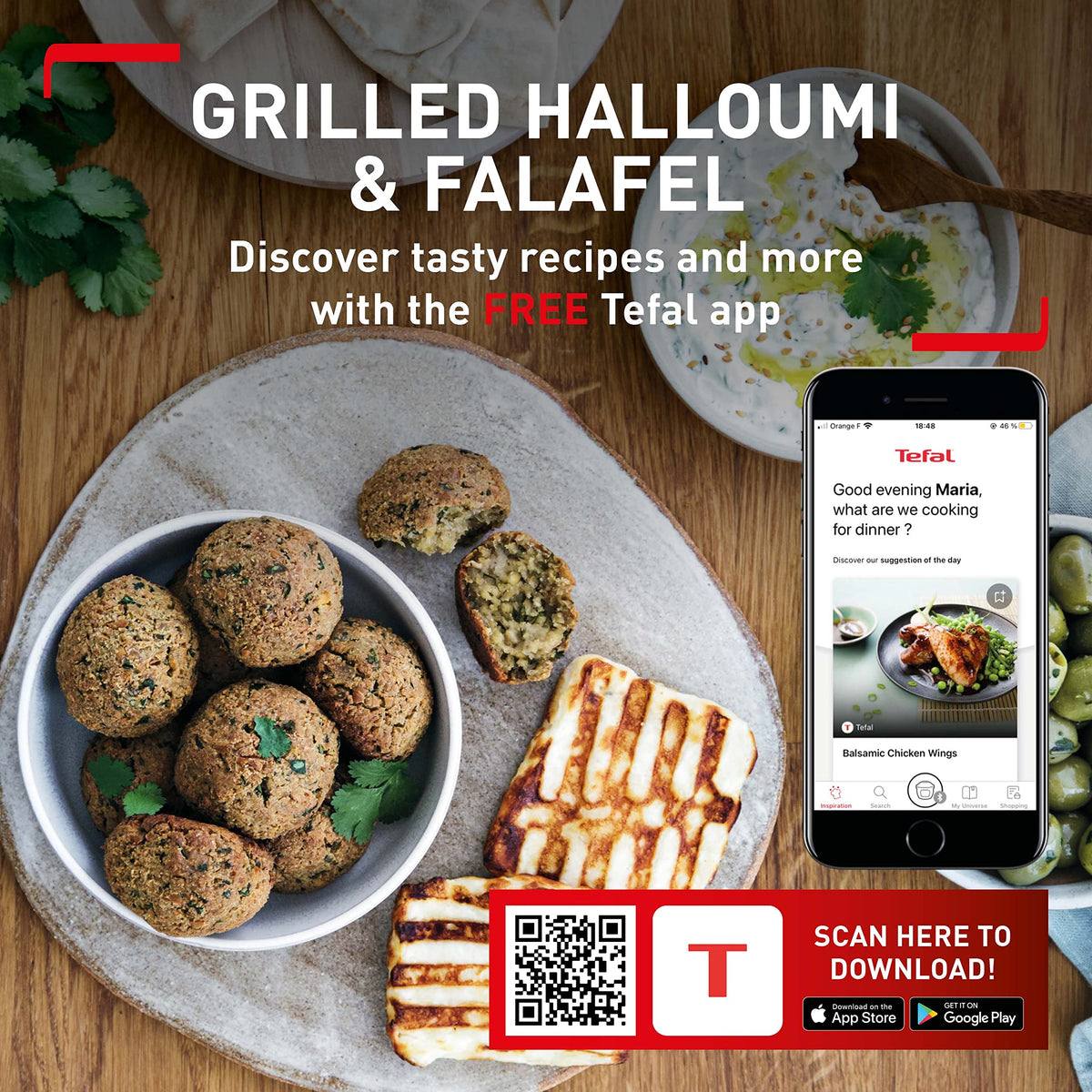 Tefal Easy Fry Precision 2-in-1 Digital Air Fryer and Grill 4.2 Litre Capacity 8 Programs